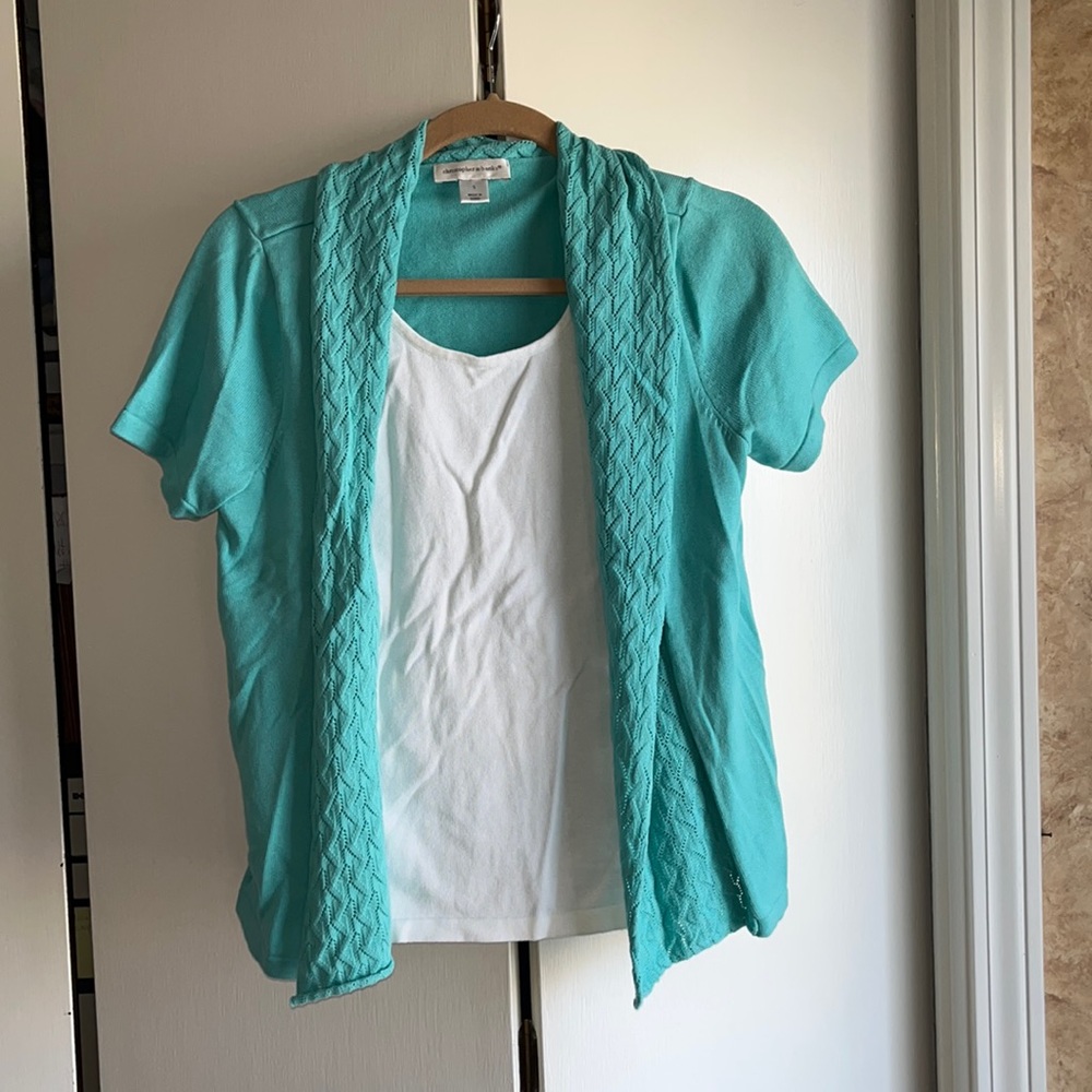 Christopher and Banks shirt jacket shirt in one cotton